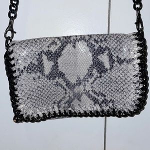 Leather cross body bag